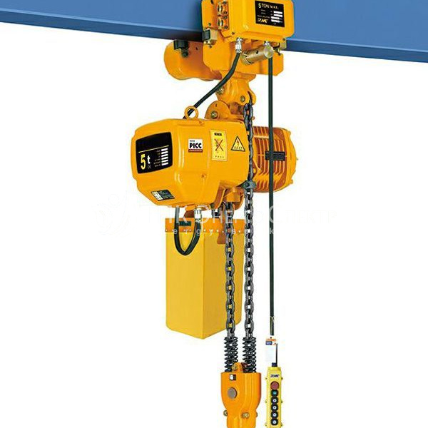 Таль электрическая цепная TOR ТЭЦП (HHBD05-02T) 5,0 т 6 м 220В